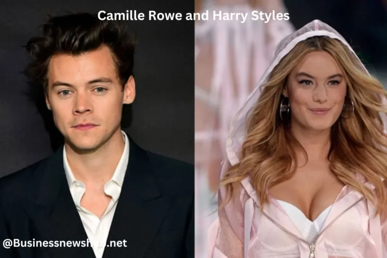 Camille Rowe and Harry Styles